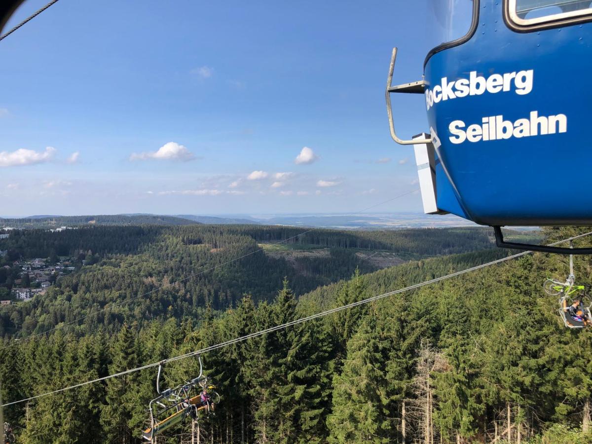 Bocksbergglueck In Hahnenklee, Endreinigung, Bezogene Betten, Handtuecher Inklusive Apartment Goslar Bagian luar foto